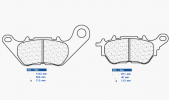 Bremsbeläge CL BRAKES 1241 RX3