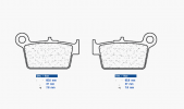 Bremsbeläge CL BRAKES 1244 X59