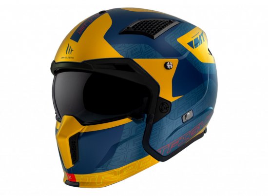 Trial helmet MT Helmets STREETFIGHTER SV S TOTEM C3 MATT YELLOW XXL