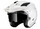 Trial helmet MT Helmets DISTRICT SV S SOLID A0 GLOSS WHITE XS