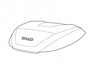 Cover SHAD SH59X Aluminium