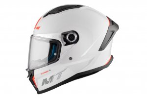 Full face helmet MT Helmets Stinger 2 Solid A0 GLOSS PEARL WHITE XXS