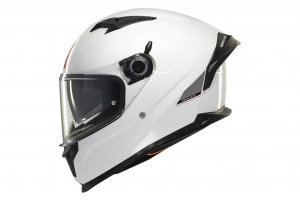 Helm MT Helmets BRAKER SV SOLID A0 GLOSS PEARL WHITE XS