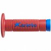 Handgriffe ARIETE 02643-AR VULCAN OFF-ROAD Red-Blue