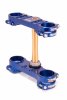 Triple clamp X-TRIG 40802003 ROCS TECH blau 24mm