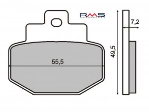 Bremsbeläge RMS organic