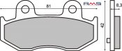 Bremsbeläge RMS 225100670 organic