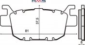 Bremsbeläge RMS 225102570 organic