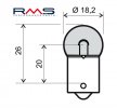 Bulb RMS 246510211 12V 10W, BA15S orange