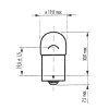 Bulb RMS 246510656 FLOSSER weiß 6V 10W ba15s