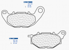 Bremsbeläge CL BRAKES 3114 MSC