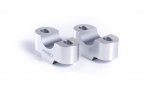 Risers PUIG 3671P silber height 20mm, d 22mm