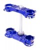 Triple clamp X-TRIG 40201018 ROCS TECH blau 22mm