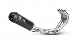 Full exhaust system 3x1 MIVV Y.042.L3C OVAL Carbon / Carbondeckel