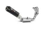 Full exhaust system 3x1 MIVV Y.069.L3C OVAL Carbon / Carbondeckel