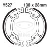 Brake shoe set EBC Y527G grooved includings springs