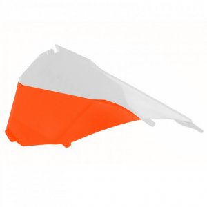 Airbox covers POLISPORT weiss/orange KTM