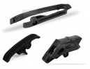 Chain guide / slider / sliding piece kit POLISPORT 90590 schwarz