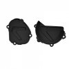 Clutch and ignition cover protector kit POLISPORT 90937 schwarz