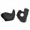 Clutch and ignition cover protector kit POLISPORT 90951 schwarz