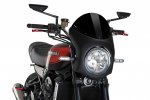 Windschirm PUIG 9596N SEMI-FAIRING carbon look schwarz