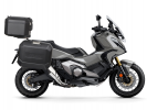 Complete set of aluminum cases SHAD TERRA BLACK, 48L topcase + 36L / 36L side cases, including mount SHAD HONDA X-ADV 750