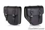 Leder-Satteltasche CUSTOMACCES API001N IBIZA schwarz Paar