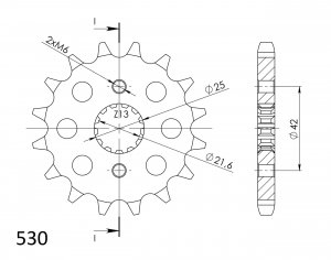 Ritzel SUPERSPROX CST-519:15 15T, 530