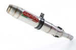 Slip-on exhaust GPR BMW.62.DE DEEPTONE Brushed Stainless steel including removable db killer and link pipe