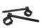 Adjustable clip-ons ACCOSSATO inclination from 6Â° to 10Â° with inner ring, black