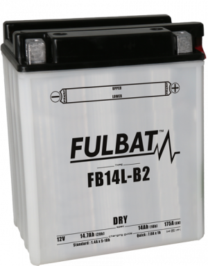 Konventionelle Motorradbatterie (mit Säurepackung) FULBAT Acid pack included