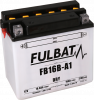 Konventionelle Motorradbatterie (mit Säurepackung) FULBAT FB16B-A1 (YB16B-A1) Acid pack included