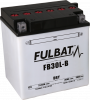 Konventionelle Motorradbatterie (mit Säurepackung) FULBAT FB30L-B (YB30L-B) Acid pack included