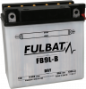 Konventionelle Motorradbatterie (mit Säurepackung) FULBAT FB9L-B (12N9-3B) (YB9L-B) Acid pack included