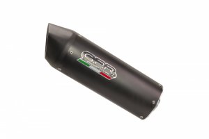 Bolt-on silencer GPR FURORE Matte Black including removable db killer