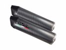 Dual bolt-on silencer GPR KTM.45.FUPO FURORE Matte Black including removable db killers