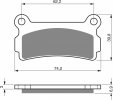 Bremsbeläge GOLDFREN 180 AD  OFF-ROAD FRONT