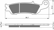 Bremsbeläge GOLDFREN 248 S33 OFF-ROAD FRONT