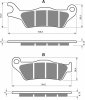 Bremsbeläge GOLDFREN 351 AD  OFF-ROAD FRONT