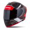 Full face helmet CASSIDA AERO DROME black pearl/ red/white/ grey XL