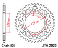 Aluminium-Ketten Rad JT JTA 2020-41BLK 41)T, nt((520 schwarz