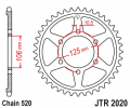 Ketten Rad JT JTR 2020-51 51T, 520