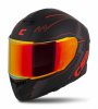 Full face helmet CASSIDA Integral GT 2.1 Flash matt black/ metallic red/ dark grey XS