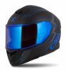 Full face helmet CASSIDA Integral GT 2.1 Flash matt black/ metallic blue/ dark grey XS