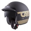 Jet helmet CASSIDA OXYGEN RONDO black matt / gold 2XL