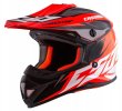 Motocross Helmet CASSIDA CROSS CUP JUNIOR orange fluo / white / black / grey