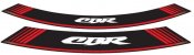 Rim strip PUIG 5524R CBR rot set of 8 rim strips