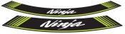 Rim strip PUIG 5528V NINJA grün set of 8 rim strips