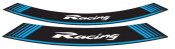 Rim strip PUIG 5531A RACING blau set of 8 rim strips