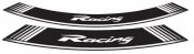 Rim strip PUIG 5531B RACING weiss set of 8 rim strips